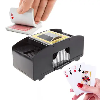 Automate de Poker Amestecator de carti Jocuri logice cu Baterii Carti de Joc Shuffle K1KD