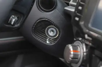 Comutatorul de aprindere On/off Decorare Autocolant Decal Acoperire pentru Toyota 4Runner 2010-2020 ABS Fibra de Carbon Auto Accesorii de Interior