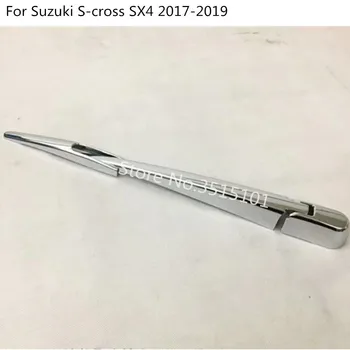 Masina Detector de ABS pe Spate de Sticlă Ștergător Duza Rama de Acoperire Tăiați Coada Fereastra Pentru Suzuki S-Cross Scross SX4 2017 2018 2019 2020