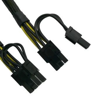 10 Pin La Dual Pci-E 8 Pini(6+2) de Alimentare Cablu Adaptor pentru Hp Dl580 Dl585 Dl980 G7 Server 23.5-In(60Cm)