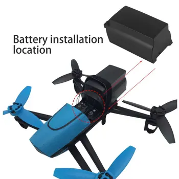 Putere 2500mAh 11.1 V 10C de Descărcare de gestiune de Mare Capacitate Acumulator Lipo Drone Backup Acumulator de schimb Pentru Parrot Bebop Drone 3.0