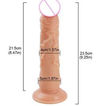 Realist Piele Mare Dildo pentru Femei Cu ventuza Artificial Penis Mare Masturbator Erotic Punctul G Adult Sex Toys Produs