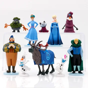 10 Buc / set Princess Fete de Acțiune Figura Romantic Set de Jucării de Fete Ziua de nastere Cadouri de Jucărie