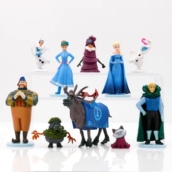 10 Buc / set Princess Fete de Acțiune Figura Romantic Set de Jucării de Fete Ziua de nastere Cadouri de Jucărie