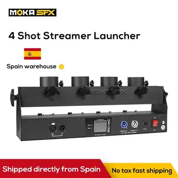 4 Împușcat Electric Confetti Streamer Mașină Dmx Nunta Shooter Confetti Launcher Tun Echipamente Pentru Plivitul Petrecere