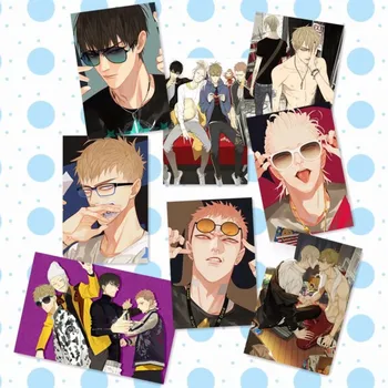 8Pcs/Set Anime 19 Zile Poster Autocolante de Perete Poster Jurul Anime Fani Cadou Bar Decor Acasă