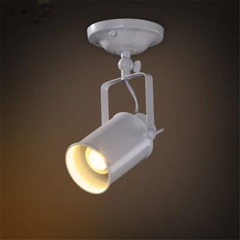 Lampă de tavan American Retro Țară Stil Loft lămpi cu LED-uri Industriale Epocă de Fier lumina Plafon pentru Bar Cafenea Iluminat Acasă