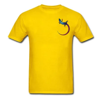 Culori Poligon ȘOPÂRLĂ Imprimate Pe partea de Sus tricouri Personalizate Femei Barbati Cadou Tricou Bumbac de Înaltă Calitate de Imprimare Casual Tricouri 3XL