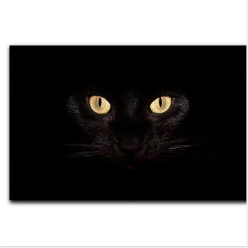 Imprimare 3D Ușa de la Intrare Mat Covor de Animale pisica Neagra cu ochii Podea Covoare pentru Camera de zi Dormitor Covor baie Bucătărie Mat Non-Alunecare