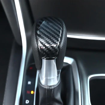Fibra de Carbon negru Arata mai Fine Acopere Pentru 10-Honda Accord Mașină Schimbătorului de Viteze Transmisie Automată Panou Tactil Accesorii