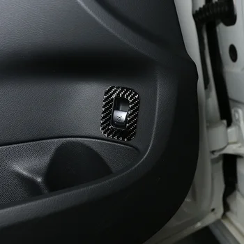 Moale Fibra de Carbon Pentru Mercedes Benz C Class W205 GLC X253-2019 Partea Șoferului Taildoor Comuta Cadru Autocolante Accesorii Auto