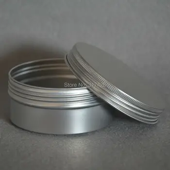 180g de aluminiu borcan, 180 de grame de metal crema borcan, 6 oz de argint, aluminiu, staniu, 180g metal container cosmetice