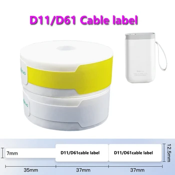 D11 D61 Autoadezive Cablu Autocolante De Hârtie Impermeabilă De Identificare Fibre De Sârmă Etichete Etichete Organizatorii Rețea Marker Instrument Anti