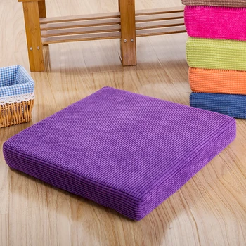 Culoare solidă pernă scaun moale si confortabil scaun perna pătrat de podea tatami perna scaun de Grădină perna transport Gratuit