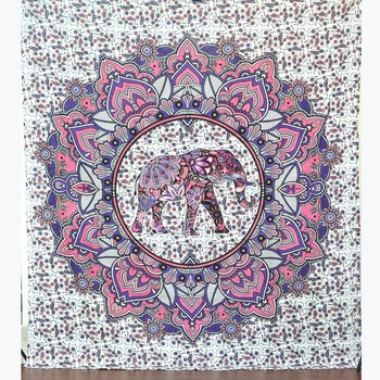 Elefant Indian Mandala Tapiserie Hippie Perete Draperii Tapiserie Decor Picnic În Aer Liber Rogojini Prosop Pătrat Colorat Canapea/Pat Acoperi