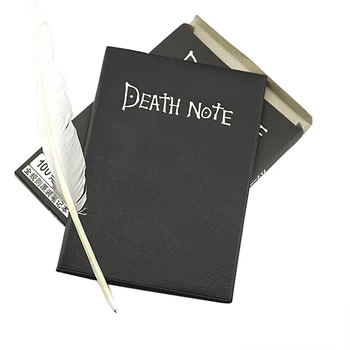 Creative Moartea Notebook-Uri Noutate Jurnal Anime Schite Lista Jurnal Caiete Pentru Scoala De Baieti Rechizite De Birou Papetărie