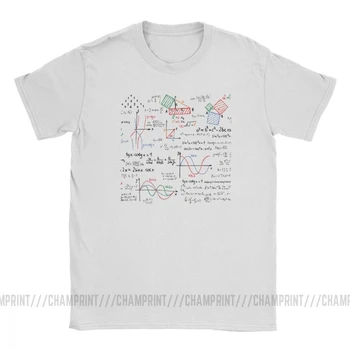 Minunat Formule de Matematica Numerele T-Shirt pentru Barbati din Bumbac Tricouri Știință Fizică Tocilar Tocilar Maneca Scurta Cadou Topuri