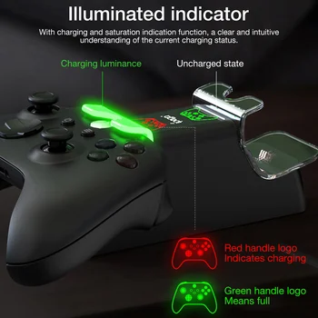 Dual Controller Adaptor Încărcător indicator LED Stație de Încărcare Pentru Xbox Seria X S cu 2 1000mAh baterie Reîncărcabilă Baterie Pachete