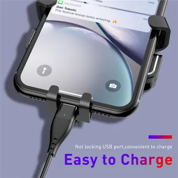 USLION Greutate Masina Suport de Telefon în Mașină de Aerisire Clip Muntele Nu Suport Magnetic Telefon Mobil GPS Stand Pentru iPhone 11 XS MAX Xiaomi