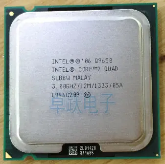 Transport gratuit Original Intel Core Q9650 CPU procesor Quad Core 3.0 G 12MB LGA 775 procesor scrattered piese.
