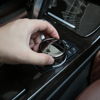 Pentru iDrive Auto Multimedia Butonul Capacului Ornamental Buton Autocolant pentru BMW F10 F20 F30 Seria 3/5 X3 X4 Pentru NBT Controller Accesorii auto