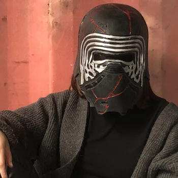 2019 Noul Star Wars The Rise Of Skywalker Kylo Ren Masca Cosplay Ben Solo Forța Se Trezește Latex Casca Măști De Halloween Petrecere De Utilizare