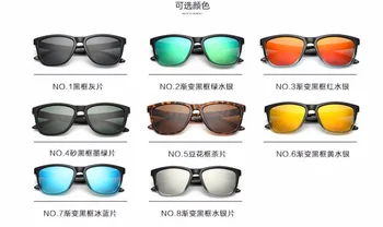 Clasic de moda de înaltă calitate gradient de ochelari de soare polarizati pentru bărbați de conducere de sport doamnelor ochelari Oculos De Sol verde lentile albastre