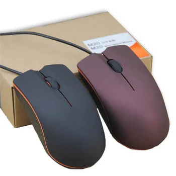 M20 Mini cu Fir 3D Optical USB Mouse de Gaming Mice Pentru Laptop Calculator Joc de Mouse-ul cu cutie de vânzare cu Amănuntul
