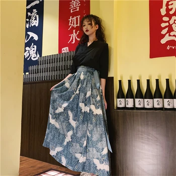Kimono Pentru Femei Rochie Haori Stil Japonez Macara De Sus Fuste Costum De Samurai Yukata Japonia Dans Fete Kawaii Sakura Asiatice Haine De Petrecere