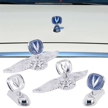 Masina Capota Emblema Autocolant Pentru Changan Logo-ul Cs75 Cs35 Raeton Onoare Stele V7 V3 V5 Benni EADO Metal Auto Coperta Decal Styling