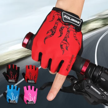 Jumătate Degetul Mănuși de Ciclism pentru barbati Antiderapante 3D Căptușit Pro Drumul MTB Mănușă Guantes Respirabil Ciclism biciclete Biciclete Mănuși pentru Bărbați