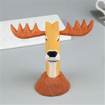 Lemn masiv creatoare de moda ochelari cadru sculptat rack de afișare animale din lemn masiv bijuterii retro cadouri girafa alpaca ornamente
