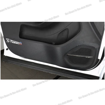 Lsrtw2017 Fibra de Carbon Mașină de Uși de Interior Anti-lovitură Mat pentru Chery Tiggo 8 2018 2019 2020 Accesorii Auto Styling Decor