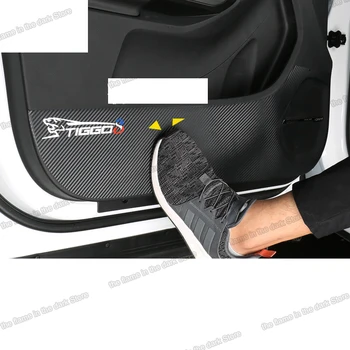 Lsrtw2017 Fibra de Carbon Mașină de Uși de Interior Anti-lovitură Mat pentru Chery Tiggo 8 2018 2019 2020 Accesorii Auto Styling Decor