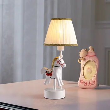 Copii Lampa de Birou Creativ Noptieră Lumina de Desene animate pentru Copii Cameră Lampa de Studiu Decorare Dormitor Lampă de Masă America Lampă de Masă