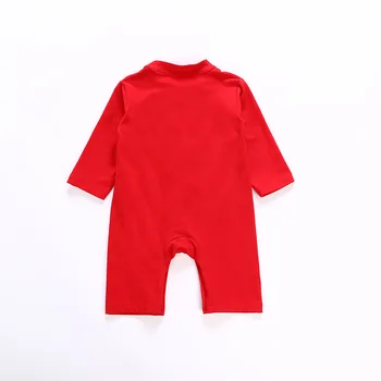 2021 Copil Baby Boy Fata Romper Anul Nou Chinezesc Îmbrăcăminte Pentru Sugari Tang Costum Broderie Toamna Din Bumbac Cu Maneci Lungi Salopeta Bebelus