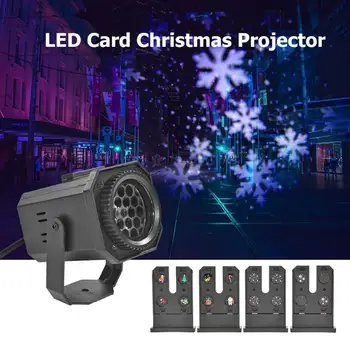 2020 Model de Crăciun LED Proiector Laser Rotative Colorate Scenă DJ Disco Lampă Laser Petrecere de Vacanță de Crăciun Etapa de Iluminat