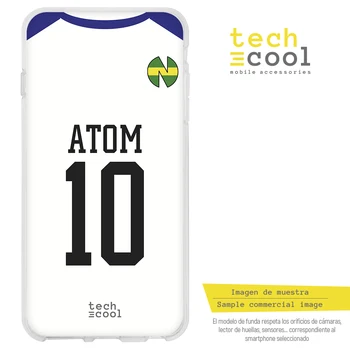 FunnyTech®Silicon de Caz pentru Iphone 11 l T-shirt Oliver Atom Oliver și Benji