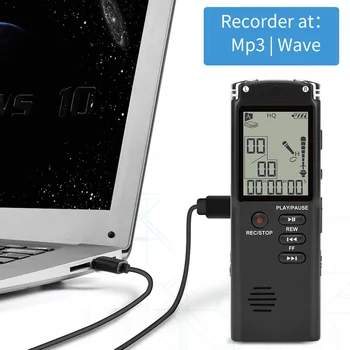 VR510 8GB/16GB/32GB Voice Recorder USB Profesionale 96 de Ore Dictafon Digital Audio Recorder de Voce Cu WAV,MP3 Player