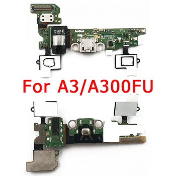 USB Original, Taxa de Bord pentru Samsung Galaxy A3 A300 Portul de Încărcare PCB Conector Dock Cablu Flex Înlocuire Piese de Schimb