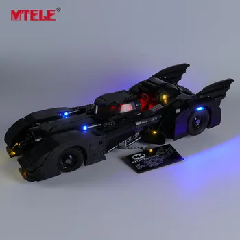 MTELE Brand de Lumină LED, Kit De 1989 Batmobilul Jucării Compatibil Cu 76139