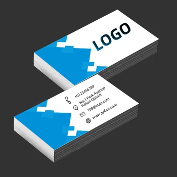 200PCS ieftine personalizate full-color, imprimare față-verso de afaceri card de 300GMG hârtie 90x53mm Logo Business Card