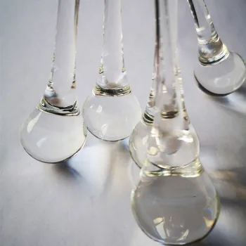 Calitate de Top 10buc 30*150mm Clar Cristal Candelabru Picătură de ploaie Pandantive, Lampă de Cristal Părți, candelabru de Cristal Accesorii