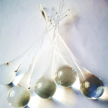 Calitate de Top 10buc 30*150mm Clar Cristal Candelabru Picătură de ploaie Pandantive, Lampă de Cristal Părți, candelabru de Cristal Accesorii