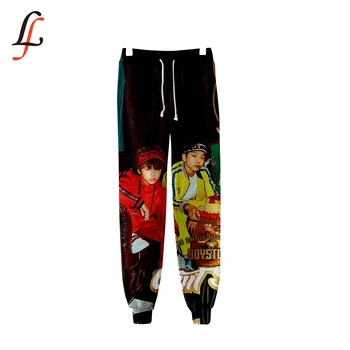 Boystory Streetwear Joggeri Hip Hop de moda Fundul Pantalonilor fază Lungă Pantaloni Bărbați Femei Lenjerie de pat din Bumbac Casual Harem Pantaloni
