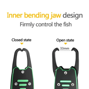 New Sosire Noua Culoare de Pescuit Buze Trântă cu 15KGS scară portabilă pește de prindere cu mâner din cauciuc moale