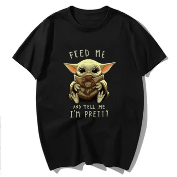 Copilul Yoda Star Wars Costume Cosplay pentru A-i Apăra Boba Fett Regele Leu Film Minunat Cadou Frumos T-shirt