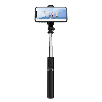 Q02 Pliere Bluetooth Selfie Stick Telefon Mobil Personal Trepied, Monopied Accesoriu pentru iPhone, Android Telefon Mobil