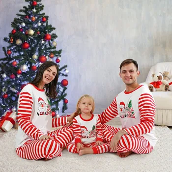 2020 Familie De Crăciun Pijama Set De Potrivire Pentru Adulți Femei Copii Xmas Familia Haine De Familie Pijamale Pijamale Pijamas Haine