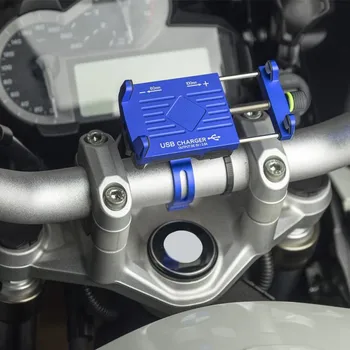2018 fierbinte KEWIG M6 motocicleta electrica aliaj de aluminiu suport de telefon mobil reincarcabile cu Incarcator USB pentru Smartphone